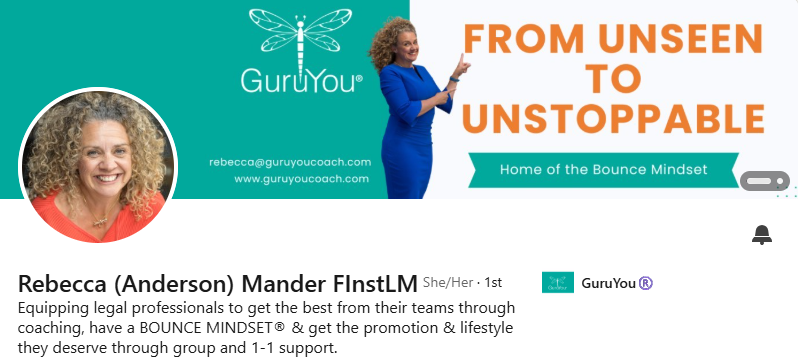 Rebecca Mander LinkedIn | Boosting Your Professional Online Presence